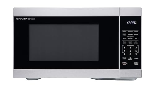SHARP Countertop Microwave Oven with Removable 12.4' Carousel...