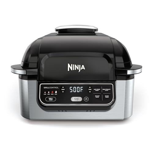 Ninja | Indoor Grill | Foodi | 5-in-1 (Grill, Air Fry, Roast, Bake,...