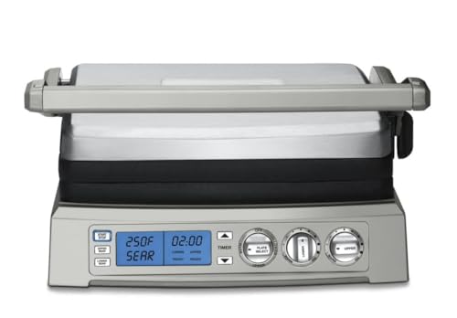 Cuisinart 6-in-1 Elite Griddler, Electric Grill, Griddle & Top Melt,...