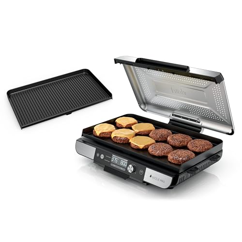 Ninja Sizzle Pro XL 20-Inch Indoor Griddle + Grill, Detachable...