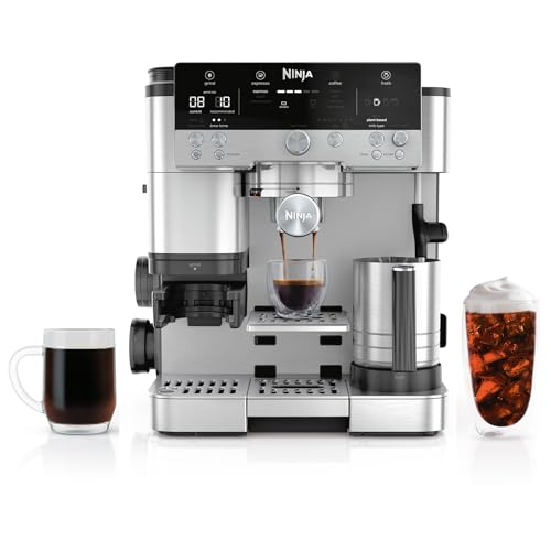 Ninja Luxe Café 3-in-1 Espresso, Drip Coffee and Cold Brew Machine |...